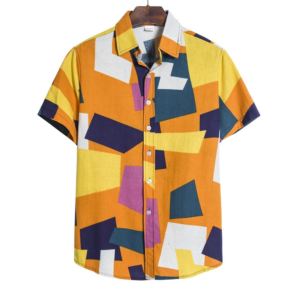Men s Geometric Print Shirt - Image 9