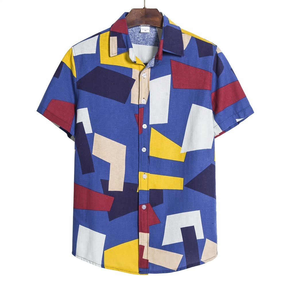 Men s Geometric Print Shirt - Image 5