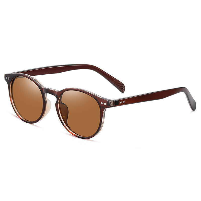 Round Frame Sunglasses For Men And Women Sunglasses - Image 4