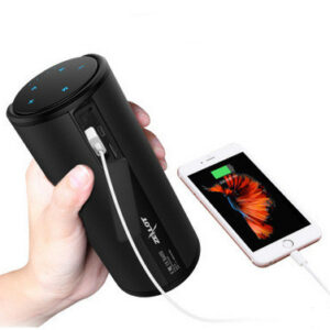 Plug in a wireless Bluetooth speaker