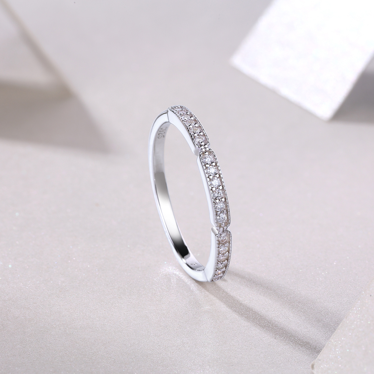 Youth - A Fashionable And Luxurious Jewelry Accessory Set With Moissanite S925 Sterling Silver And Platinum-plated Diamond - Image 4