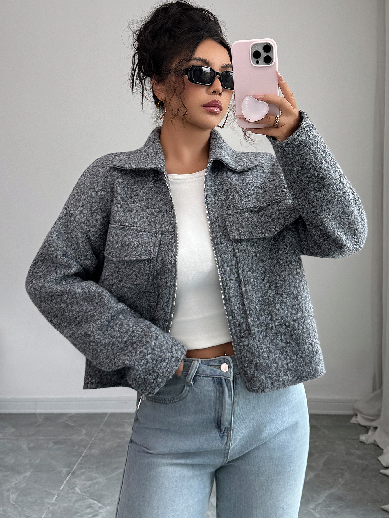 Elegant Long-sleeved Jacket For Women - Image 6