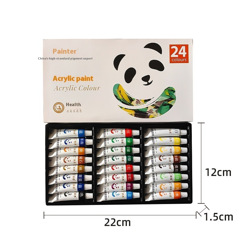 Propylene Paint Set 12ml Waterproof Beginner Children's Painting 12182436 Color Oil Painting - Image 2