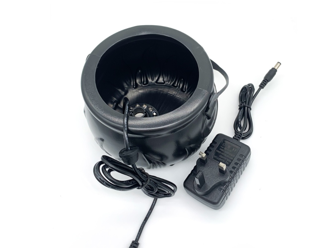 Halloween Witch Pot Smoke Machine LED Humidifier Color Changing Creepy Decor - Image 4