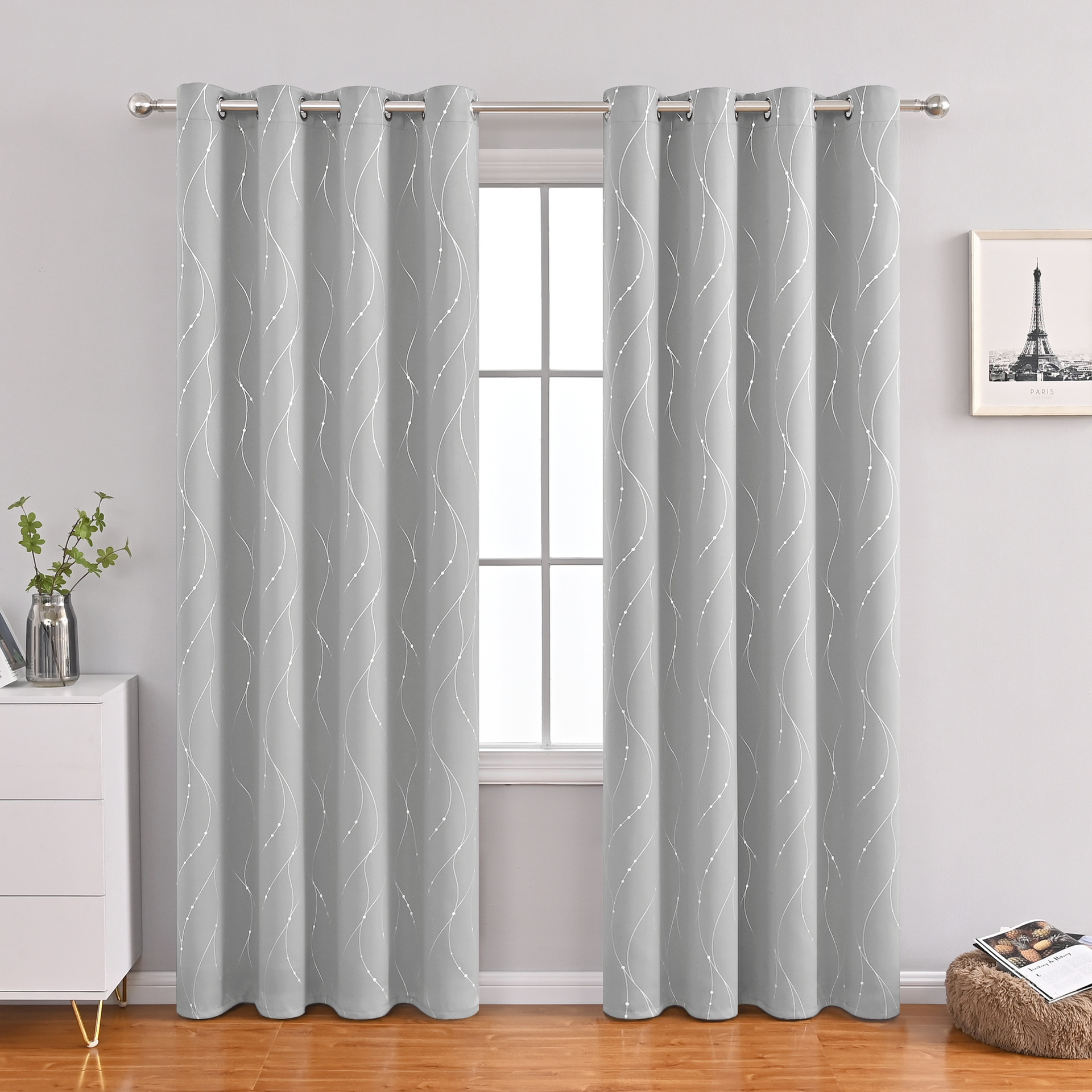 Modern Minimalist Furnishings Decorative Blackout Curtains - Image 5