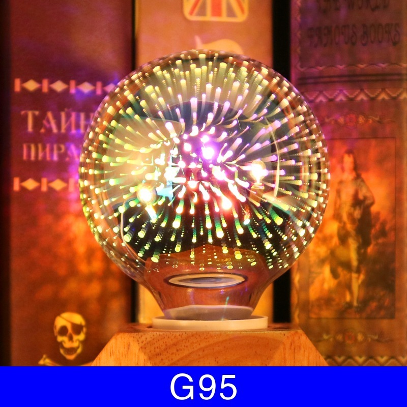 3D Fireworks Decorative Light Bulb Christmas Lights Christmas Home Decorations - Image 6