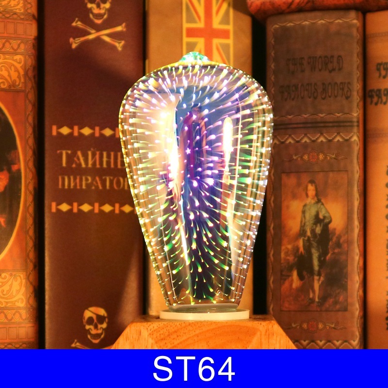 3D Fireworks Decorative Light Bulb Christmas Lights Christmas Home Decorations - Image 10