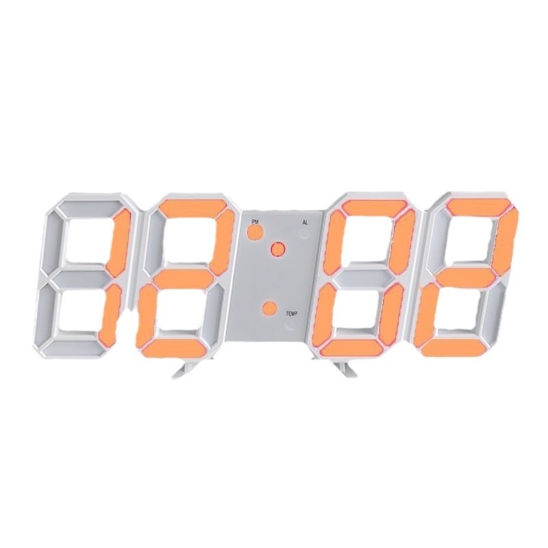 Digital Wall Mounted Clock LED Electronic Gift Alarm Clock Large Clock Temperature Clock - Image 5