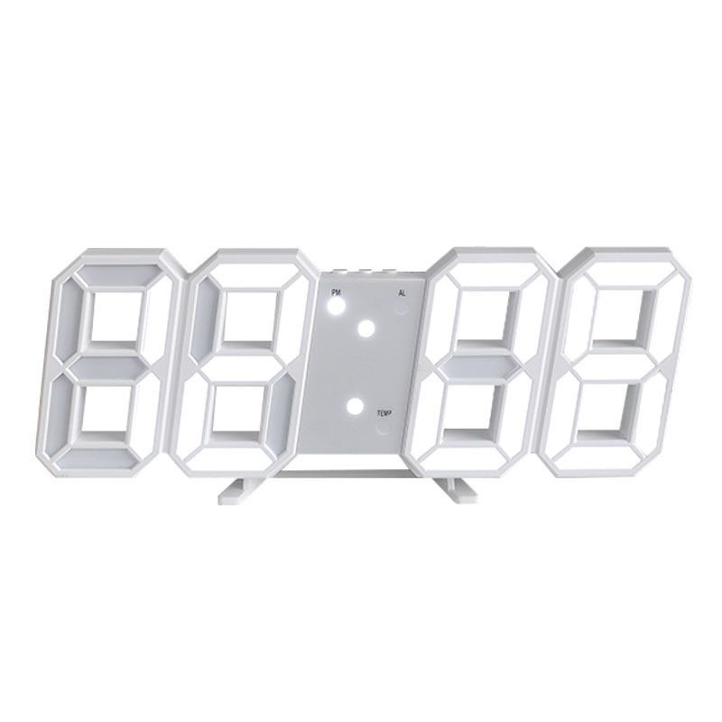 Digital Wall Mounted Clock LED Electronic Gift Alarm Clock Large Clock Temperature Clock - Image 7