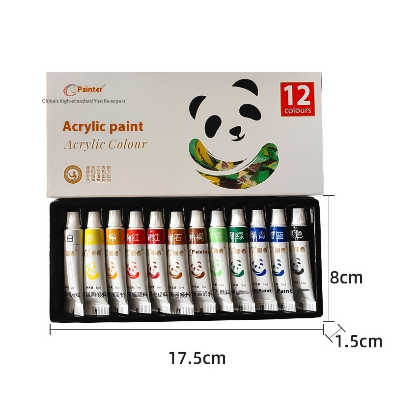 Propylene Paint Set 12ml Waterproof Beginner Children's Painting 12182436 Color Oil Painting - Image 6