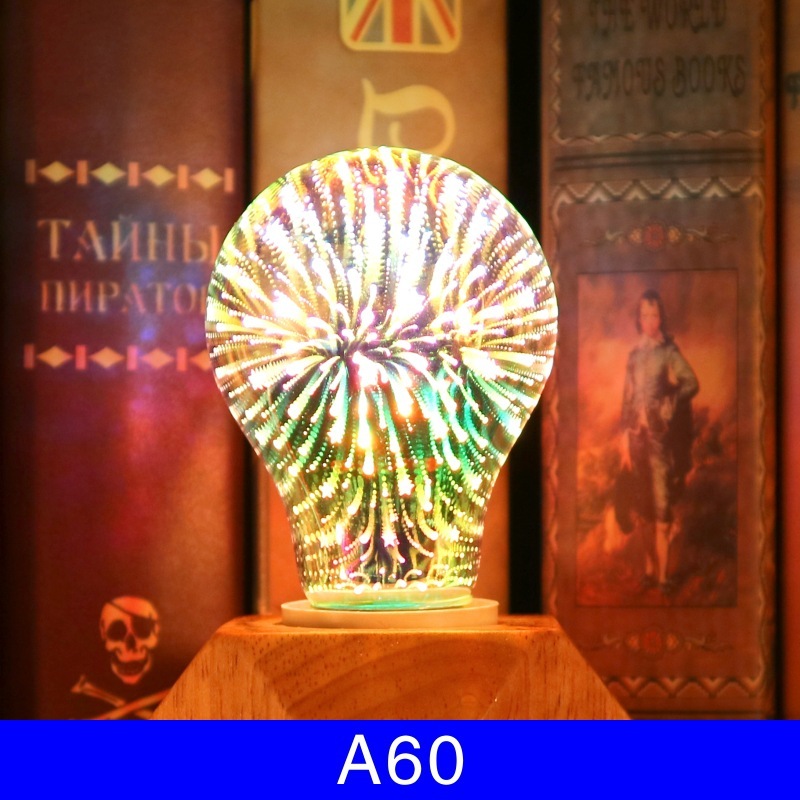 3D Fireworks Decorative Light Bulb Christmas Lights Christmas Home Decorations - Image 3