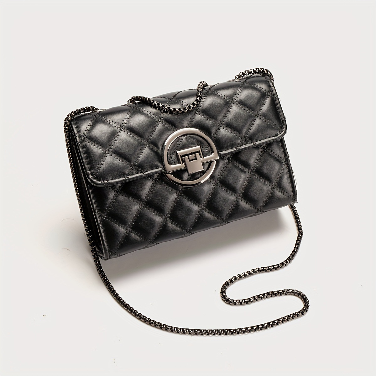 Rhombus Chain Bag Fashion Shoulder Messenger - Image 4