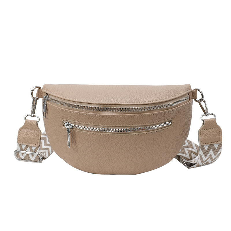 Wide Shoulder Strap Large Capacity Saddle Bag - Image 9