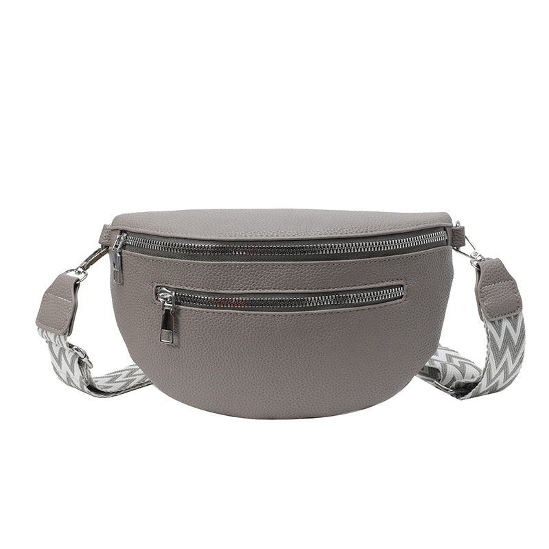 Wide Shoulder Strap Large Capacity Saddle Bag - Image 3