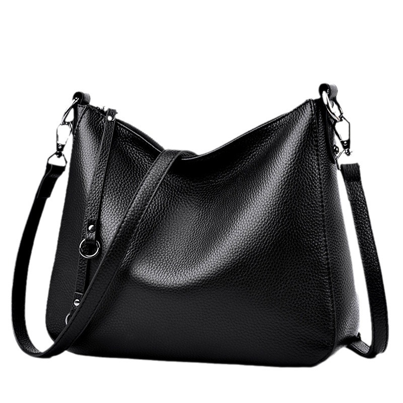 Tote Bag Women's Large Capacity Leather Messenger Bag - Image 6