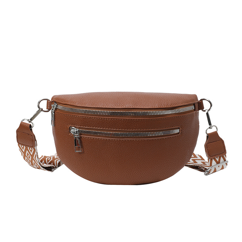 Wide Shoulder Strap Large Capacity Saddle Bag - Image 10