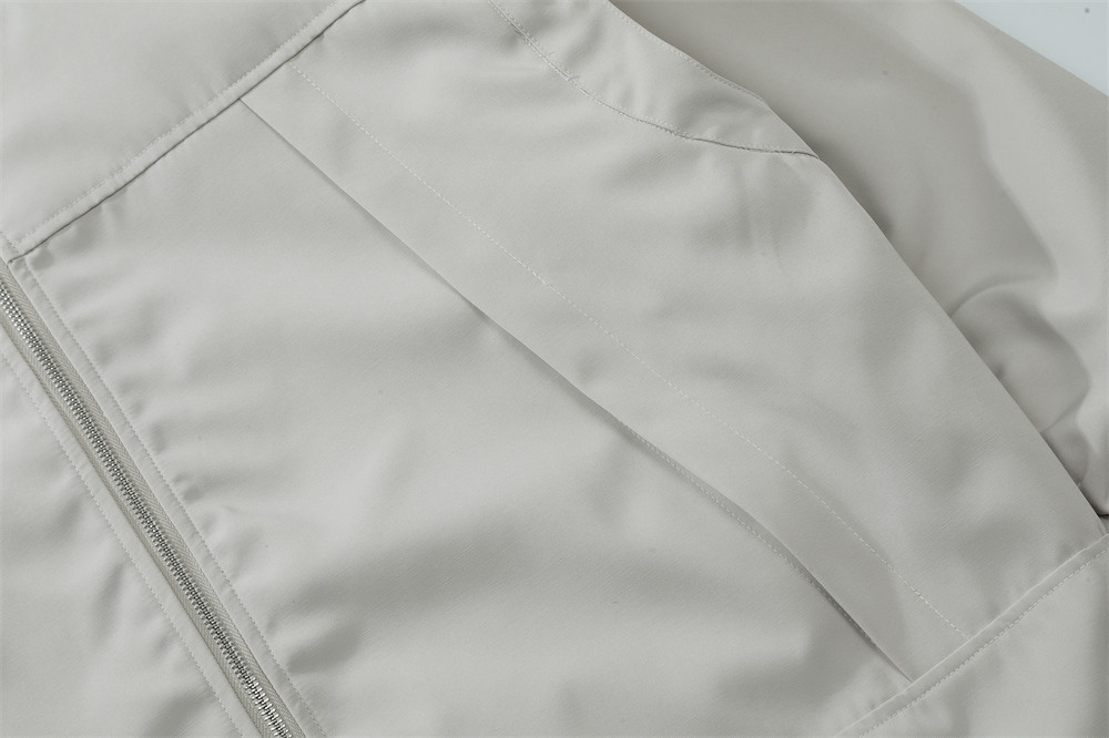 Pure Color Quilted Jacket Men - Image 5