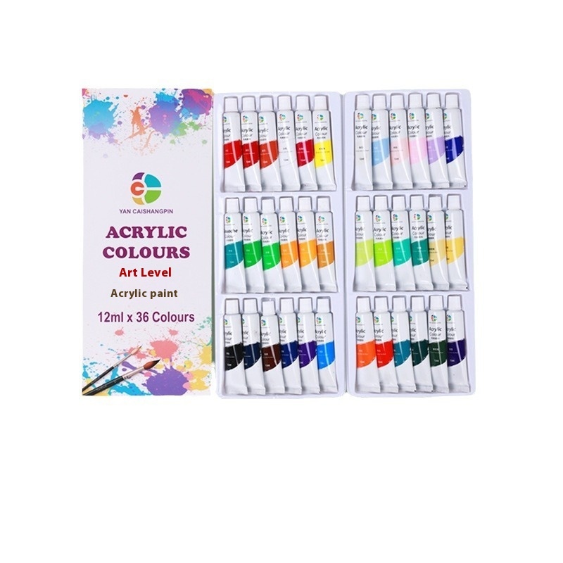 Propylene Paint Set 12ml Waterproof Beginner Children's Painting 12182436 Color Oil Painting - Image 7