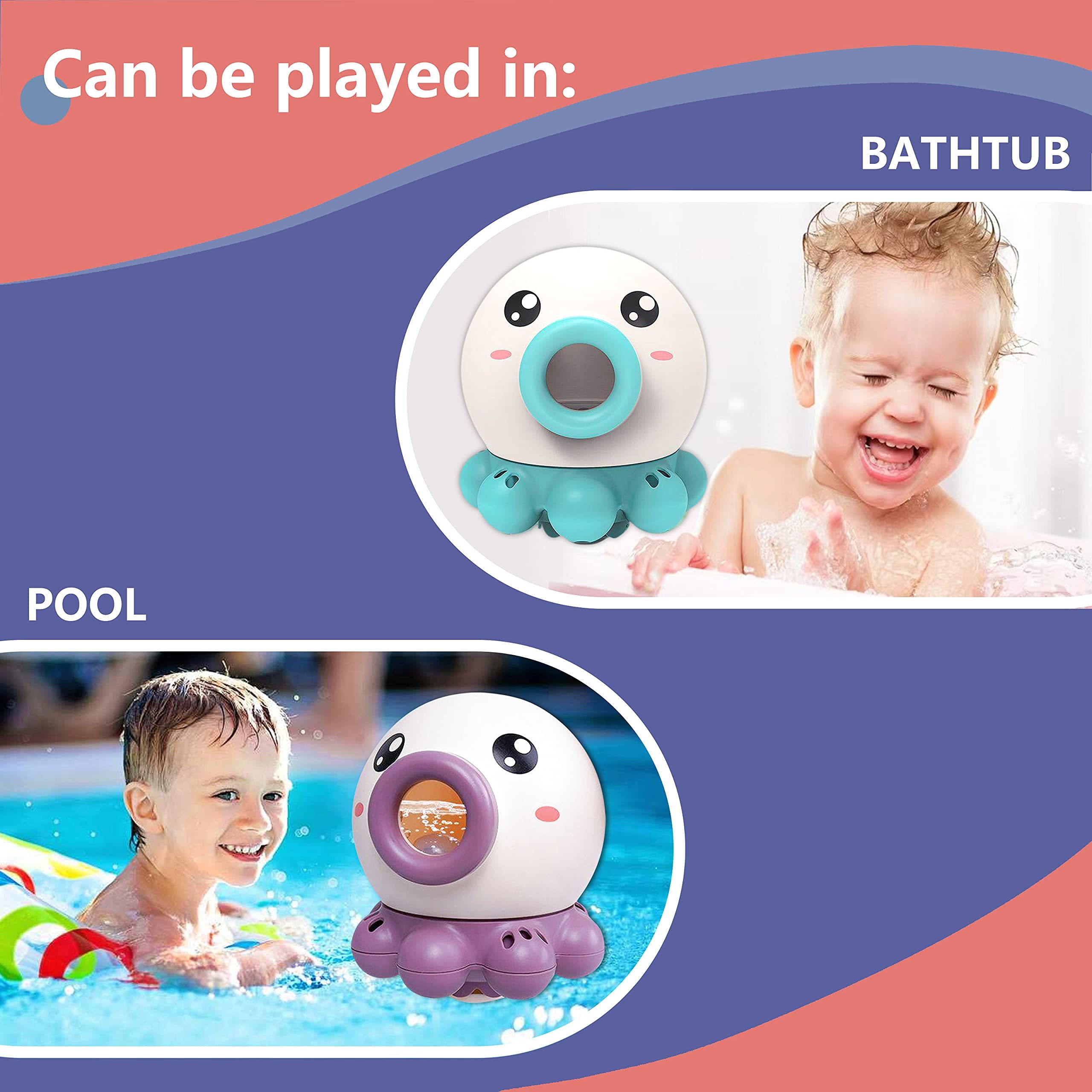 Octopus Fountain Bath Toy Water Jet Rotating Shower Bathroom Toy Summer Water Toys Sprinkler Beach Toys Kids Water Toys - Image 10