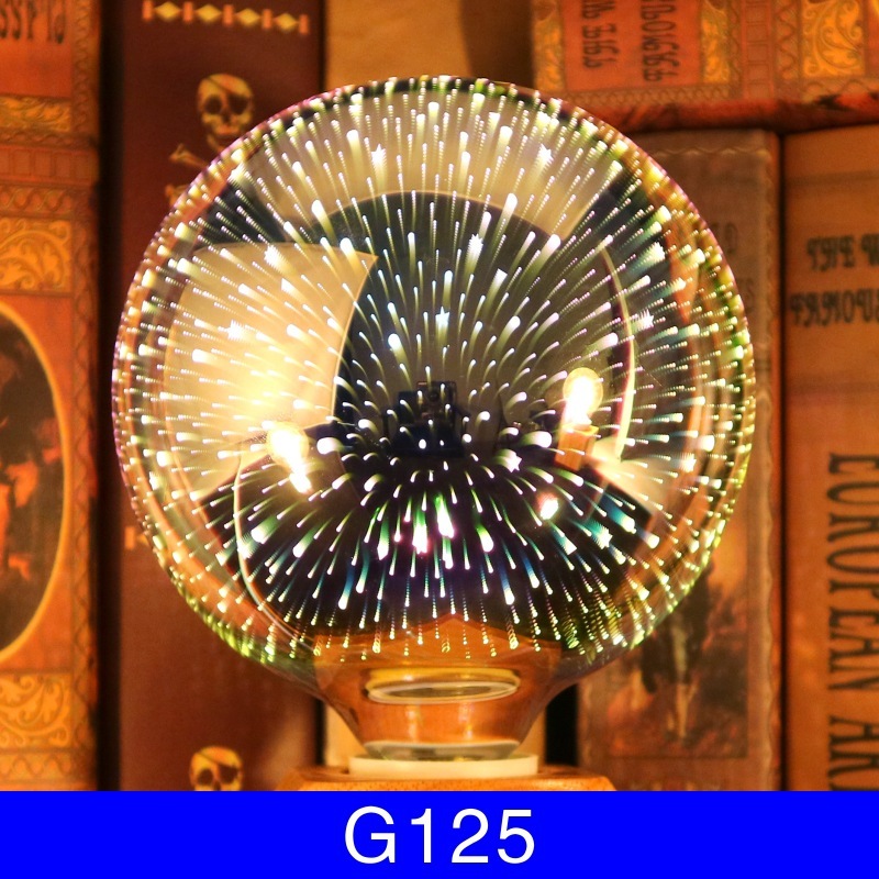 3D Fireworks Decorative Light Bulb Christmas Lights Christmas Home Decorations - Image 8