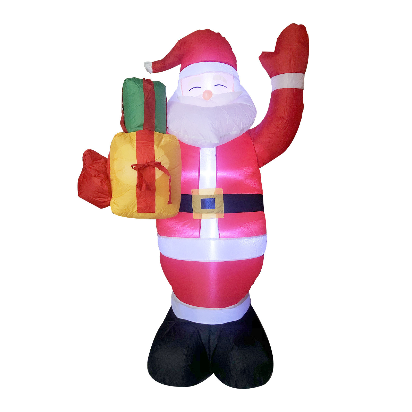 Christmas LED Lights Glowing Santa Tree Snowman Inflatable Doll Outdoor Yard Garden Decor - Image 5