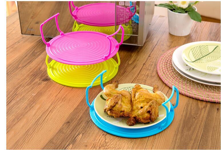 Multifunctional Microwave Layered Steaming Rack Kitchen Gadgets - Image 8