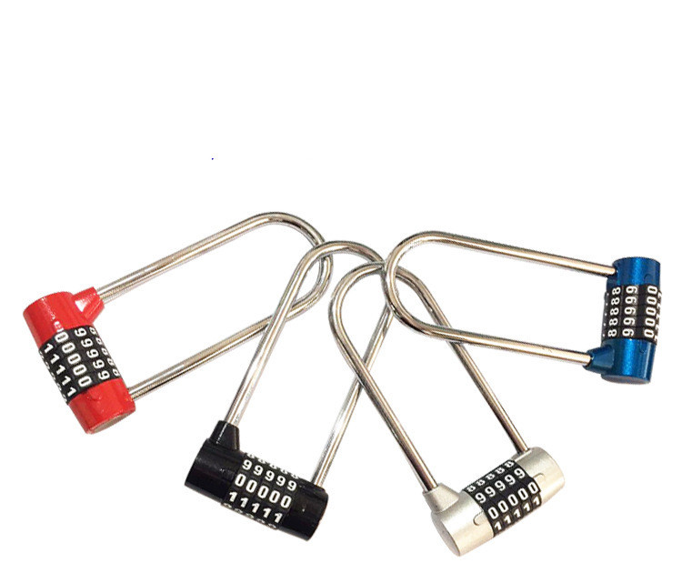 U-shaped lock door handle combination lock padlock - Image 2